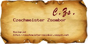 Czechmeister Zsombor névjegykártya
